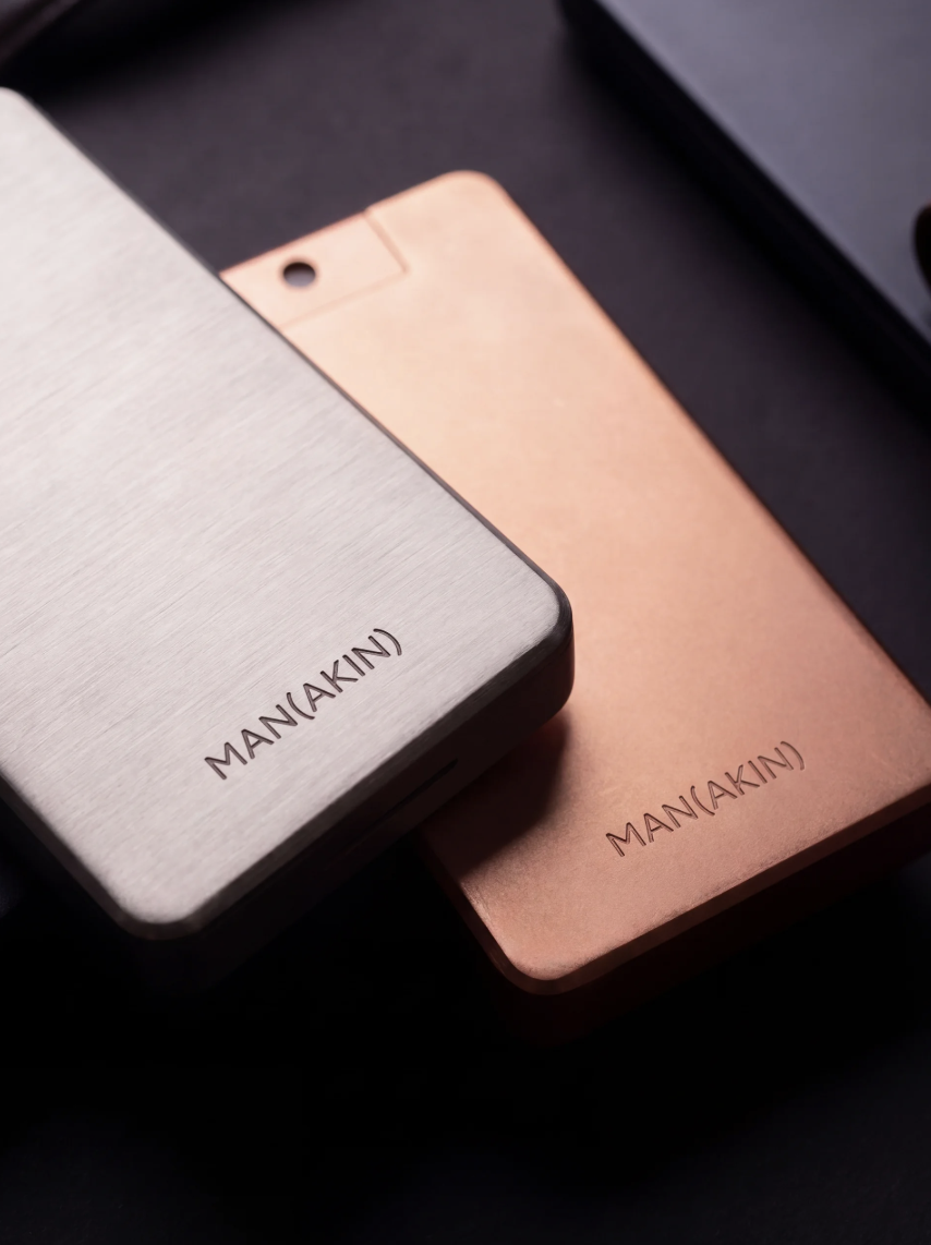 Precision metal — titanium and copper MAN(AKIN) shells